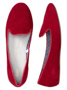 red loafers 